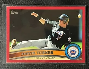 2011 Topps Update #US251 Justin Turner Rookie RC Target Red - NM-MT to MINT - Picture 1 of 2