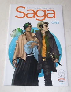Saga #1 Erstdruck ungelesen NM/Mint Image 2012 Brian K. Vaughan Fiona Staples - Bild 1 von 20