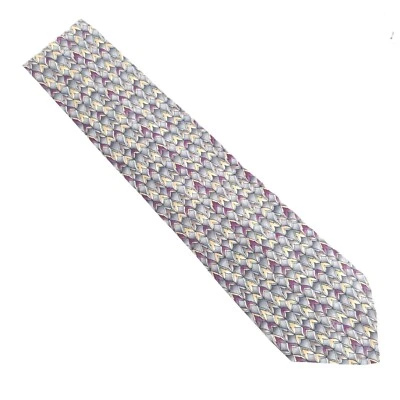 Cocktail Collection by Stonehenge Men Necktie 100% Silk Gray Tan 59x3.5 - NWOT - Image 1 of 4