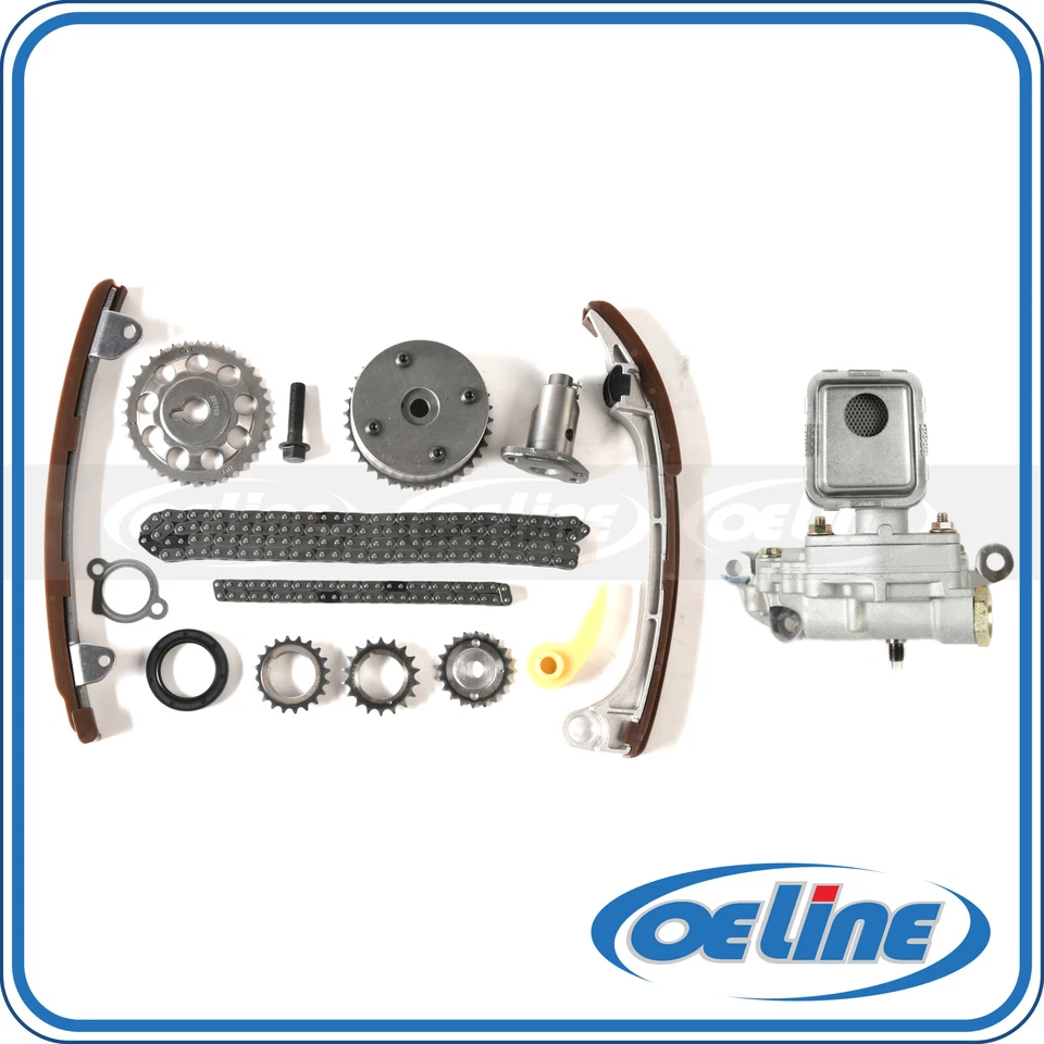 Kit de cadena de distribución para motor 01-15 Toyota Camry RAV4 2,4 L 1AZFE 2AZFE con bomba de aceite Foto 1 de 4