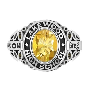 Collection Fully Personalized Customized Gemstone Women's High School Class Ring - Picture 1 of 4
