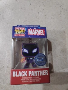 Figura Funko pocket pop keychain Black panther gingerbread Marvel nuevo - Imagen 1 de 5