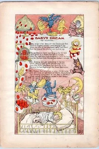 BABY'S DREAM*GOPHERS AT HOME*NURSERY RHYMES*1900*FRISBIE*BANDIT MOUSE TALES - Picture 1 of 2