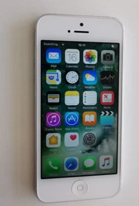 iPhone 5 WHITE 16GB SMARTPHONE MD298B/A EE - Afbeelding 1 van 5