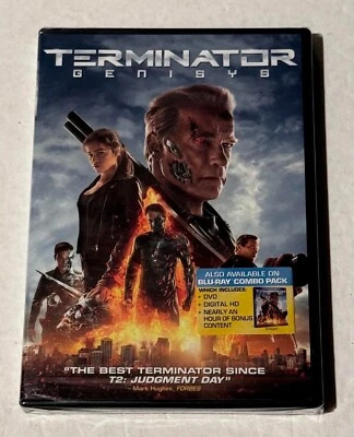 Terminator Genisys (DVD 2015) Arnold Schwarzenegger (New Sealed)  FREE SHIPPING! - Image 1 of 2