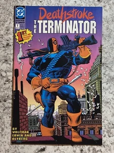 1991 DC Comic Deathstroke The Terminator #1 In VF/NM condition High Grade - Picture 1 of 11