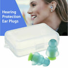 Pair Silicone Ear plugs 25db Earplugs Sleeping Shooting Reusable Noise-Reduction