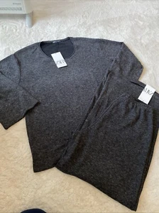 Zara Soft Knit Co Ord Taglia L - Foto 1 di 3