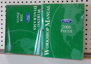 Genuine 2008 FORD FOCUS Paper Service Manuals with Wiring Diagrams - Picture 1 of 1
