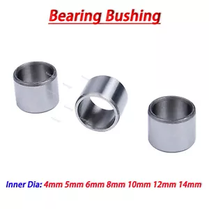 Universal Bearings Steel Precision Bearing Bushing Round Bush Sleeve ID 5-14mm - Picture 1 of 4
