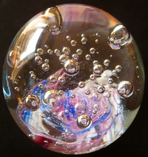 Murano sfera fermacarte originale in vetro soffiato di Murano originale Italia