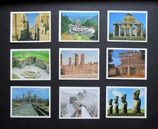 PLAYER 9 VINTAGE 1984 LARGE  TOM THUMB CIGAR CARDS  WONDERS OF THE ANCIENT WORLD