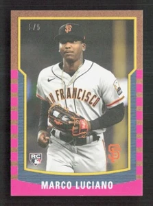 2024 Topps Throwback Thursday #34 Marco Luciano Giants RC RARO SSP/5 - Foto 1 di 2