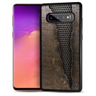 ( For Samsung Galaxy S10 4G ) Back Case Cover Aj12096 Rust Metal Wall