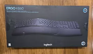 Logitech ERGO K860 Wireless Ergonomic Split Keyboard - Black - NIB - Picture 1 of 2