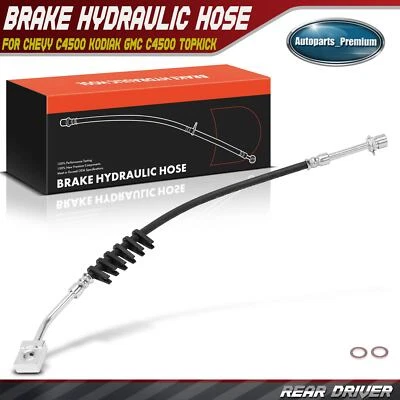 Manguera hidráulica de freno trasero LH para Chevy C4500 Kodiak GMC C4500 Topkick 2003-2009 Foto 1 de 4