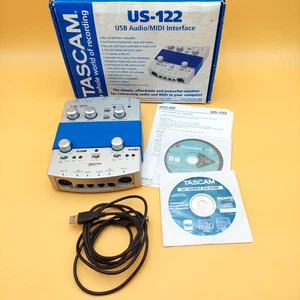 Tascam US-122 USB Audio MIDI Interface DJ Mixer 2-Channel - Picture 1 of 16