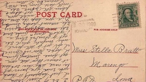Iowa Millersburg R.F.D. 1909 sl Tipo 1 PC. - Imagen 1 de 1