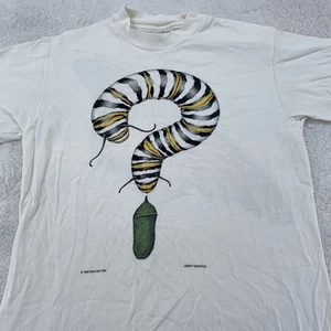 Vintage Monarch Butterfly T-Shirt Mens XS Diana Dee Tyler 1992 Art Nature 90s - Picture 1 of 9