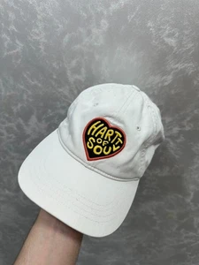 Gorra Carhartt WIP Hartt of Soul blanca de lona de algodón lavado - Imagen 1 de 7