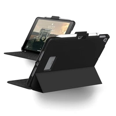  UAG Designed for iPad 10.2 Case Black 9th Generation 2021 & 8th Scout - Black - Image 1 of 4