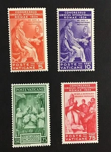 Vatican City 1935 VF-XF MNH Sc# 41-44 Cv$ 90+. (W34) - Picture 1 of 2