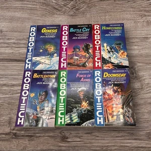 Robotech First Generation Complete Book Lot by Jack McKinney From Del Rey 1980s - Picture 1 of 16