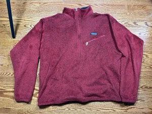 Vintage 90s Patagonia Polartec Regulator Red Mens L Fleece Gorpcore Jacket USA - Bild 1 von 6