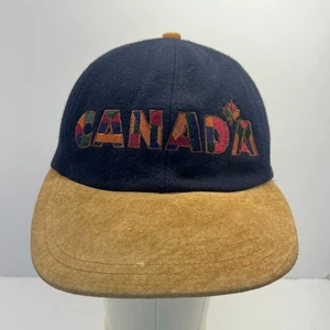 Gorra de béisbol vintage de camionero con correa de terciopelo promocional Canada Country - Imagen 1 de 8