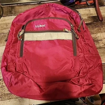 Mochila LL Bean Junior Original PACK DE LIBROS Rosa  Foto 1 de 4