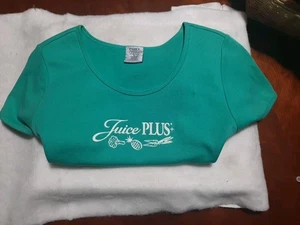 Womens Large Juice Plus+ Port Authority Stretch Shirt Teal Color New Unworn - Picture 1 of 4