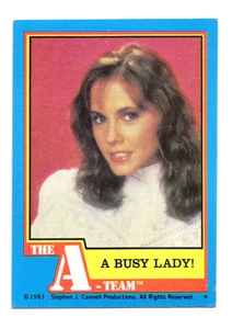 A BUSY LADY! - 1983 The A Team Trading Card - Topps #23 - NMT - Picture 1 of 2
