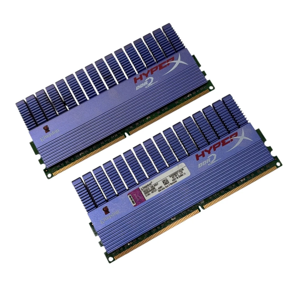 4GB Kit (2x 2GB) Kingston KHX8500D2T1K2/4G DDR2 1066MHz PC2-8500 - Bild 1 von 1
