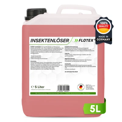 Flotex ® professional insect remover car 5 L insect remover paint-friendly chrome car - Image 1 of 4