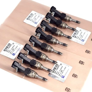 8X Original GM 12668390 Fuel Injectors For 14-19 Chevrolet GMC 1500 5.3L FJ1217 - Picture 1 of 9
