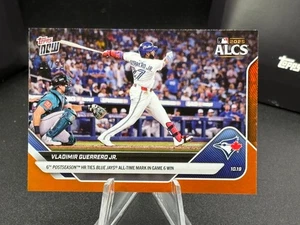 2025 Topps Now #886 Vladimir Guerrero Jr. Blue Jays Orange Foil Parallel /25 - Picture 1 of 4