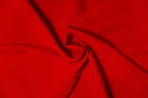 VINTAGE DEEP RED SYNTHETIC FABRIC 2.86m x 1.14m - Foto 1 di 4