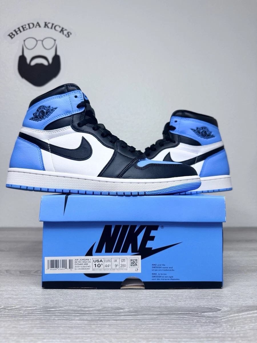 【新品】Air Jordan 1 Retro High UNCノースキャロライナ あのノースカロライナブルーが蘇る。 ジョーダンの母校、UNCカラーを