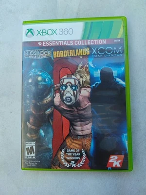 2K Essentials Collection Borderlands XCOM Bioshock (Microsoft Xbox 360, 2013) - Image 1 of 4