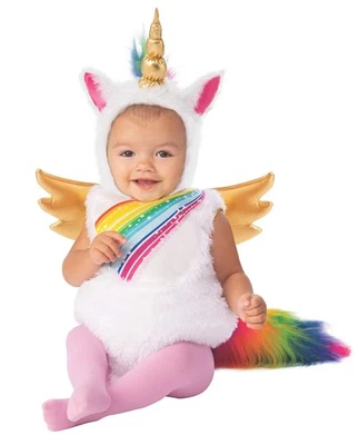 Disfraz de unicornio para niños pequeños Opus Lil Cuties bebé niña niño vestido de Halloween Foto 1 de 3