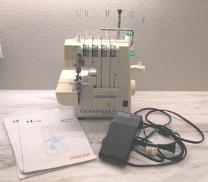 Singer QuantumLock 4 four Thread Serger Differential Feed 14U 286B Untested READ - Picture 1 of 10