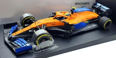 Minichamps 1/18  Scale 530 201904 McLaren F1 Team MCL35M 3rd Austrian GP Norris - Image 1 of 4