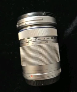 OM SYSTEM M.Zuiko Digital ED 40 to 150mm F4 to 5.6 R Telephoto Zoom Silver Lens - Picture 1 of 7