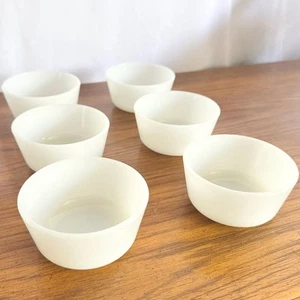 Anchor Hocking Milk Glass Ramekin Bowls – Set of 6 - Picture 1 of 6