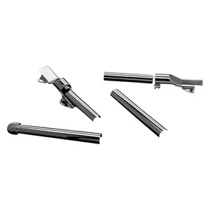 For Harley-Davidson Softail 2000-2007 Kuryakyn Chrome Swingarm Tube Covers - Picture 1 of 2