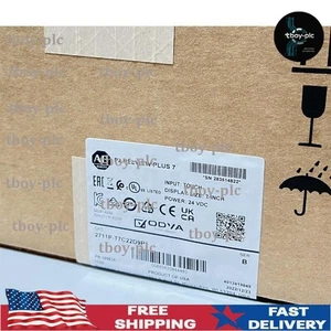 2022 AB 2711P-T7C22D9P HMI PanelView Plus 7 Graphic Terminal US Free Tax - Picture 1 of 1