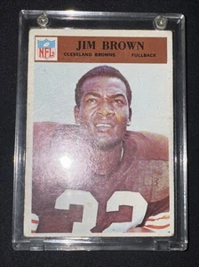 1966 PHILADELPHIA JIM BROWN #41 EX HOF SOLID LOOKING CARD - Picture 1 of 6