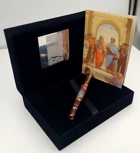 Maita Anassimene Limited Edition Fountain Pen - 18K Gold Nib, Resin & Silver - Picture 1 of 12