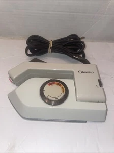 Vintage Norelco TI65 Travel Iron With Dust Bag. With European converter. Tested. - Picture 1 of 7