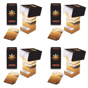 4 x Ultra Pro UNHINGED Deck & Dice Boxes MANA ART SERIES Plains / White mtg NEW - Imagen 1 de 1